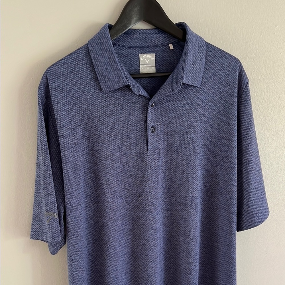 Callaway Men’s Blue Golf Polo Shirt XL